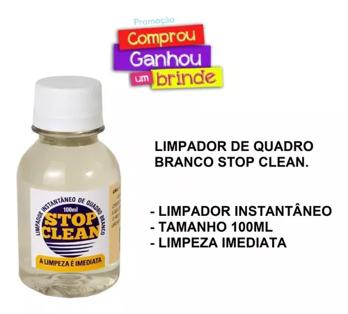 Limpador para quadro branco Stop Clean - 500 ml - Pincel Raro
