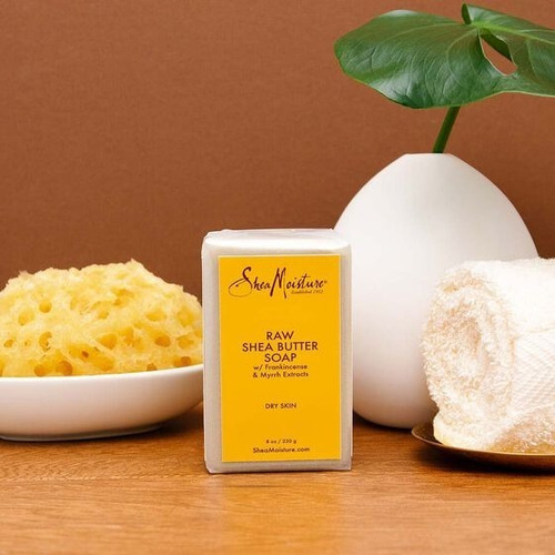 Jabón De Barra Sheamoisture De Manteca De Karité Cruda 230g