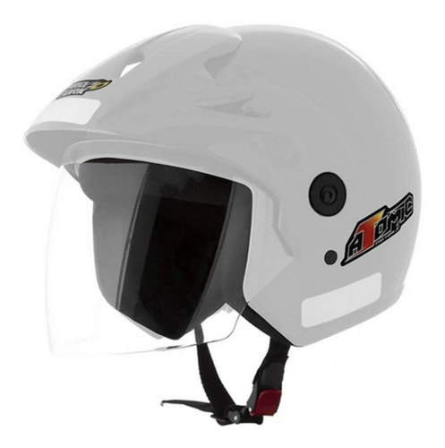 Capacete para moto  aberto com viseira Pro Tork Atomic  Atomic  branco tamanho 56 