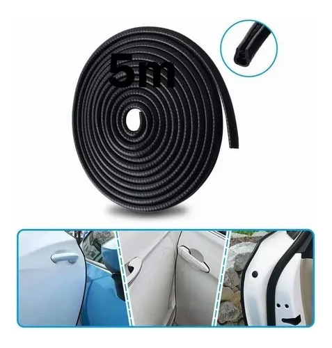 5m Protector Moldura Borde Puerta Sello Hule Moldura Auto