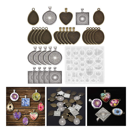 Abalorios Con Base Colgante For Hacer Joyas, Manualidades,