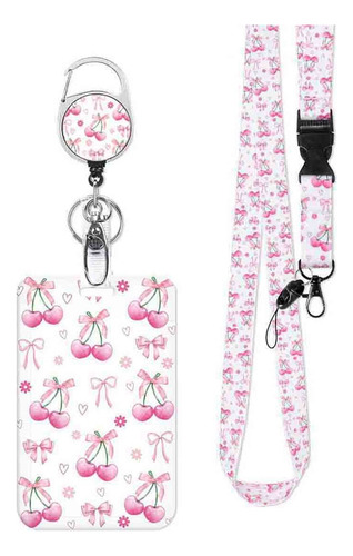 Suporte De Crachá Crystally-2pack, Clipe Retrátil Com Cordão