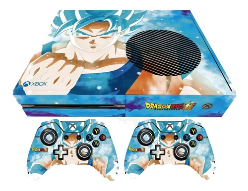 Skin Xbox One Goku Dragon Ball Super Para Consola 