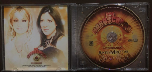 Los Horoscopos De Durango Cd Antes Muertas Que Sencillas (Usado)