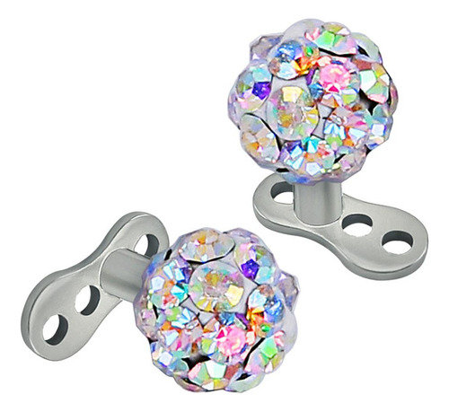 Piercing Microdermals Con Rosca Interna 5 Piezas