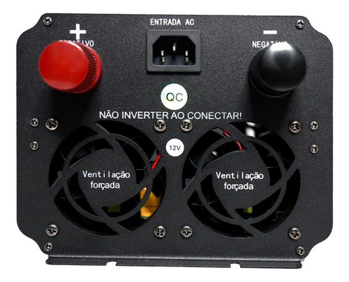 Inversor Tensão Carregador Bateria 12v/127v Flach Ifc6000-3