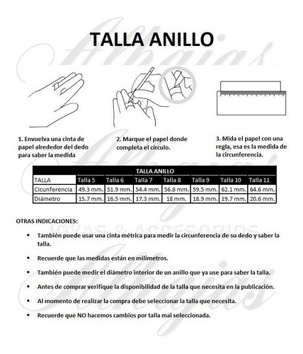 Imagen 8 de 10 de Anillo Mujer Multi Circones Compromiso Matrimonio Plata 925