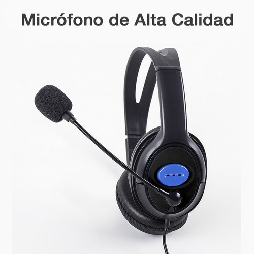 Imagen 7 de 9 de Auriculares Gamer Vincha Waz-8900 C/ Micrófono Ps4 Xbox Pc