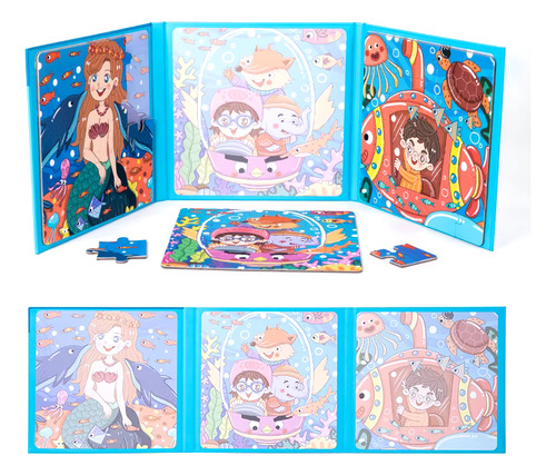 Rompe Cabezas Puzzle Niños 3 Juegos En Uno