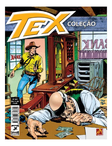 Tex: Os Lobos Do Colorado, De Claudio Nizzi. Tex Coleção, Vol. 481. Editorial Mythos, Tapa Mole, Edición 481 En Português, 2013
