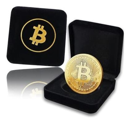 Bitcoin Coin In Luxury Showcase Edition Box: Limited N97fk