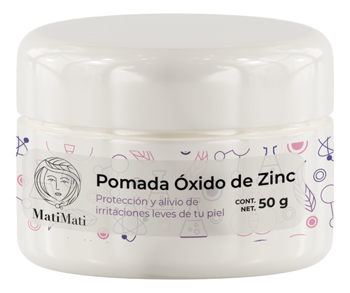 Crema Oxido De Zinc Rozaduras, Quemaduras Matimati 50gr