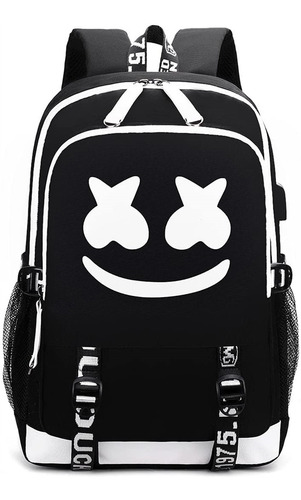 Mochila Escolar Luminosa Para Niños Mochila Marshmello