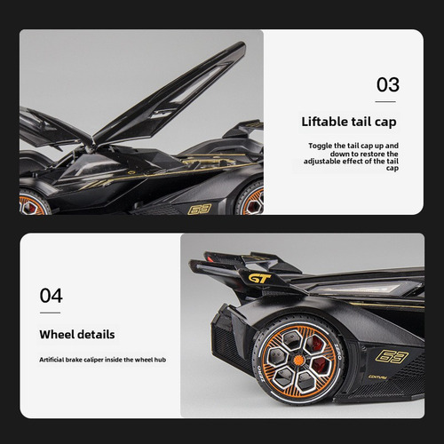 1 To 24 Gold Cube Mclaren 720s-silver - 1:22 Scale