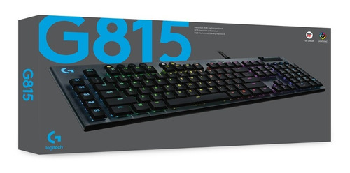 Imagen 9 de 10 de Teclado Gamer Mecánico Ultrafino Logitech G815 Lightsync Rgb