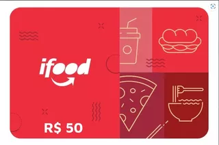 Ifood Card Presente ifood 50 Digital Real