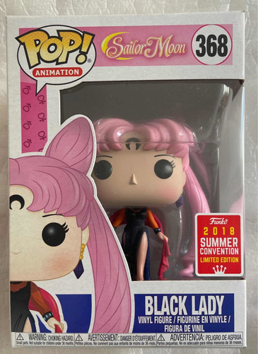 Funko Pop! Black Lady - Sailor Moon - 2018 Summer Convention
