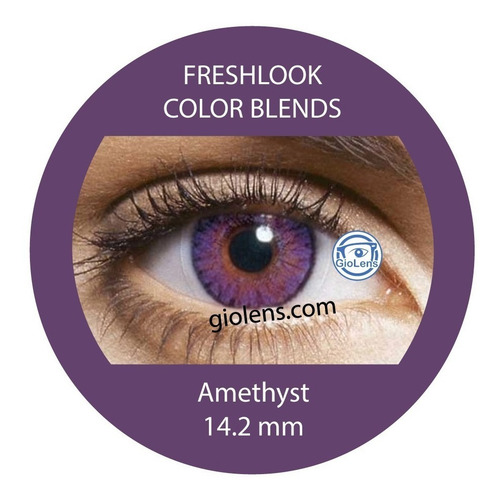 Pupilentes Freshlook Color Blends Tricolor Amatista