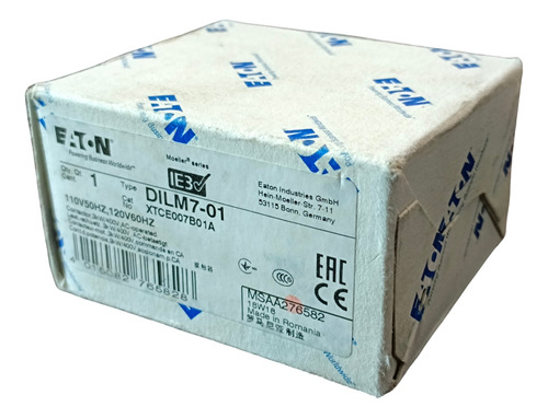 Eaton Dilm7-01 Contactor