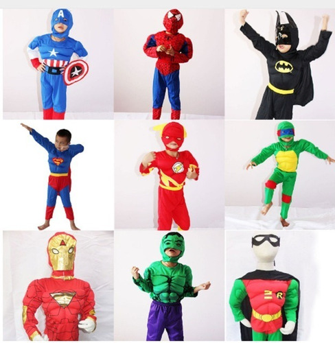 Imagen 3 de 6 de Disfraz Del Hombre Araña Para Niños Super Heroes Delivery