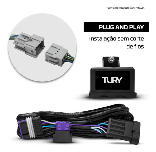 Módulo De Iluminação De Carretas Engate Tury Connect 1 D