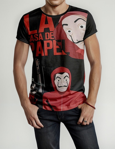 Camiseta La Casa De Papel Professor Toquio Nairobi Gold#17