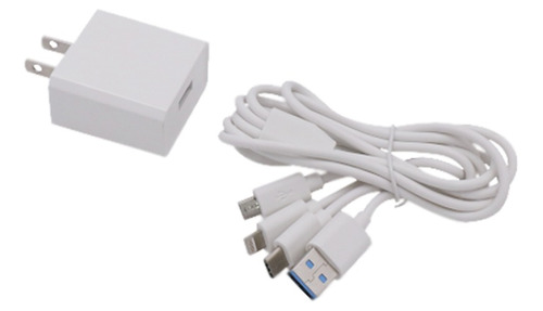 Cargador Pared 5vcc 2a Usb-c Micro Usb Tipo Lightning 