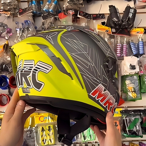 Cascos Mrc Ff326 Shoei Design - Homologacion Ece Gris Gris Y Fluor M