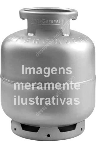 Botijão De Gás Novo Com O Registro E Mangueira