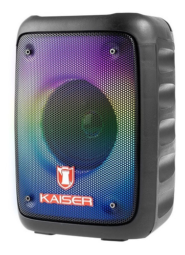 Imagen 3 de 4 de Bocina Bluetooth Kaiser Ksw-7004 4pul. Usb Aux Fm Multicolor