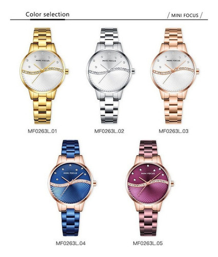 Relojes Mini Focus 0263l Para Mujer, Las Mejores Marcas De L Color De La Correa Azul