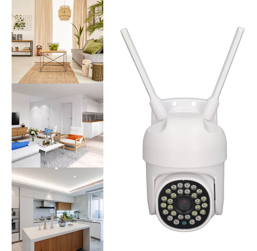 Cámara De Seguridad Wifi De Vigilancia Giratoria 360° 1080p