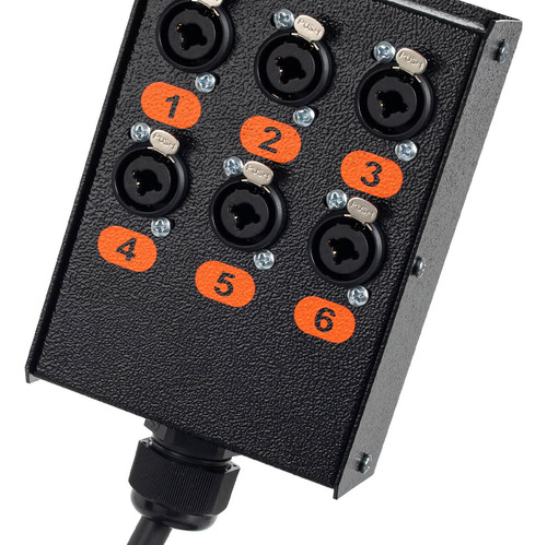 Medusa Com Multicabos 6 Vias Conectores Combo - 8 Mts