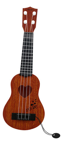 Yue Juguete De Guitarra Ukelele For Marrón 38x12.5cm Marrón