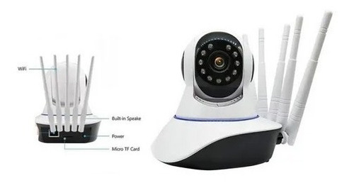 Camara Ip Vigilancia Robotizada Hd/wifi/ 5 Antenas 360 Grado