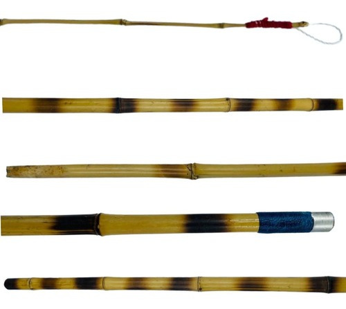 Vara De Pesca Bambu Com Emenda 2 Partes 3.5m