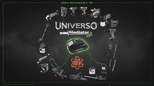 Equipo Pintar Recargable S/batería 18v(2ah) Gladiator Pro