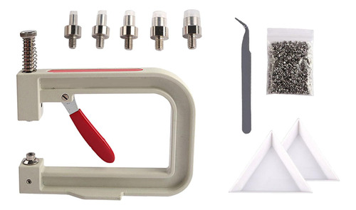 Máquina De Ajuste Hecha A Mano De Perlas Accesorios Gris