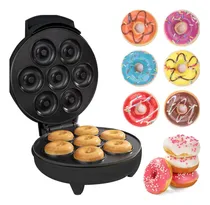 Comprar Gaoy Máquina De Mini Donita Electrodomésticos De Cocina Pequeña 110v Máquina De Donitas 7 Mini Donitas Color Negro