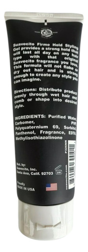 Suavecito Pomade ® Firme Hold Styling Gel Base Agua 237ml