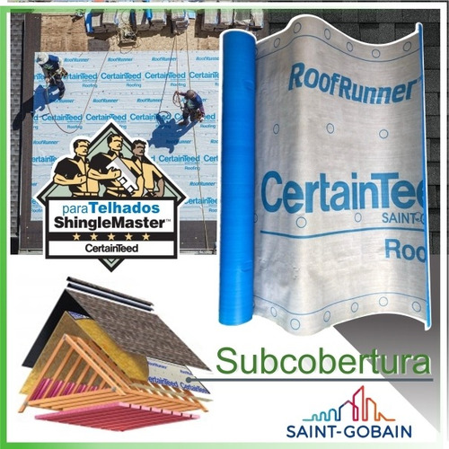 10 M2 Subcobertura P/sistema Cobertura Shingle Frete Grátis!