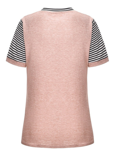Imagen 3 de 8 de Camisetas De Lactancia En Capas Con Bolsillo De Maternidad P