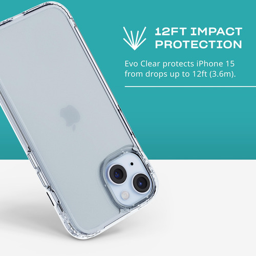 Capa Tech21 Evo Clear Para iPhone 15 - Transparente