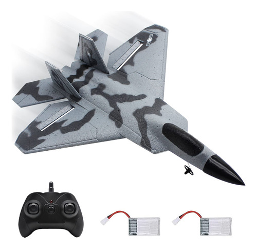 Fisca Avion Rc Control Remoto F-22 Fighter Raptor Avion Con