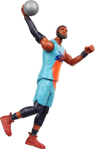 Space Jam Figura Lebron James Con Cohete Acme Articulado