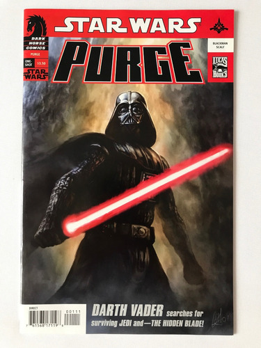 Darth Vader Purge #1 The Hidden Blade Star Wars Dark Horse (Usado)