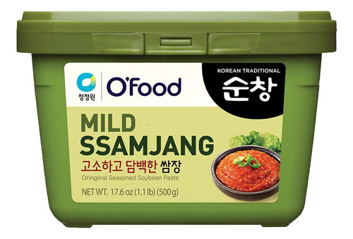 O'food Ssamjang, Salsa Coreana De Pasta De Soja Suave Sazona