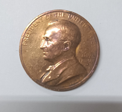 Medalla/token U.s.a. Presidente Harry S Truman. (Usado)