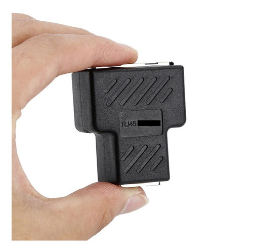 Adaptador Extensor Emenda Duplicador Para Cabo De Rede Rj45