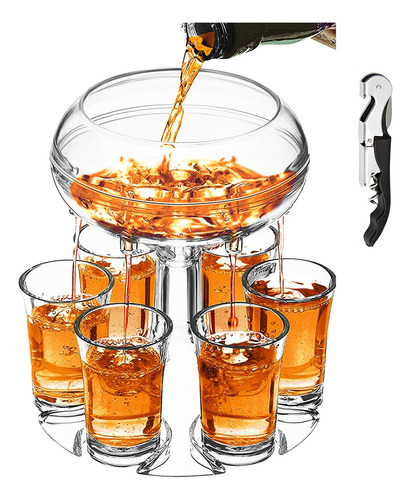 Dosificador De Chupitos Y Soporte Ajustable Hecho De Plexig